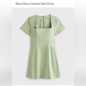 Abercrombie & Fitch Light Green Mini Dress